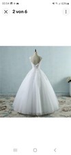 Linie brautkleid hochzeitsklei gebraucht kaufen  Gröditz