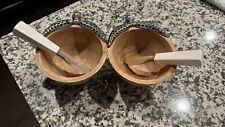 wooden bowls pair for sale  Lancaster