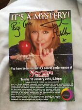 Signed flyer toyah for sale  UK