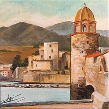 Tableau peinture toile d'occasion  Dechy