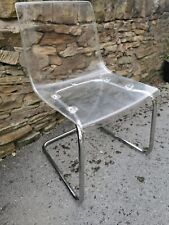 Acrylic dining chair for sale  SHEFFIELD