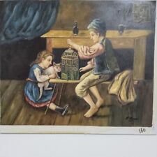Quadro scena bambini usato  Palermo