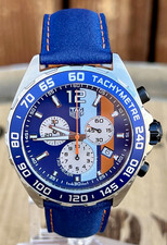 Armbanduhr Tag Heuer 43mm Gulf Uhren Formula 1 Leder CAZ101N.FC8243 Quarz Uhr comprar usado Armbanduhr Tag Heuer 43mm Gulf Uhren Formula 1 Leder CAZ101N.FC8243 Quarz Uhr comprar usado  Enviando para Brazil