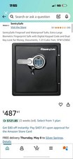 Sentrysafe biometric key for sale  Jacksonville