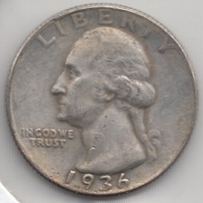 1936 washington quarter for sale  Stillwater