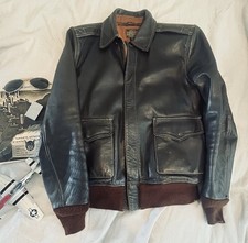 Usaaf leather jacket for sale  IPSWICH