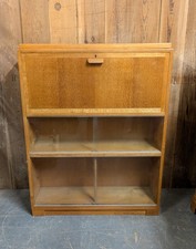 Vintage oak secretaire for sale  WARWICK