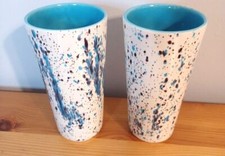 Splatter confetti turquoise for sale  Essex