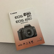 Canon Rebel Xti EOS 400D manual de instruções do proprietário pré-propriedade (versão espanhola). comprar usado  Enviando para Brazil