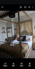 Antique brass four for sale  LEYBURN