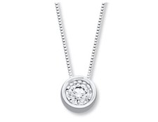 Diamond solitaire necklace for sale  Euclid