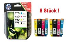 8 X Hp Jato De Tinta Original 6000 6500A Plus 7000 7500A/Nº 920 Conjunto 920XL comprar usado  Enviando para Brazil