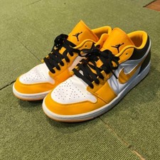 Tênis Nike Air Jordan 1 baixo táxi amarelo branco preto masculino US11 / JP29 EX comprar usado  Enviando para Brazil