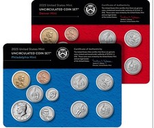 Juego de 20 monedas Philadelphia+Denver 2025 sin circular de Estados Unidos - ¡Último centavo! segunda mano  Embacar hacia Mexico
