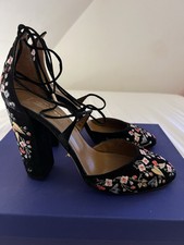 Aquazzura karlie embroidery for sale  ANDOVER