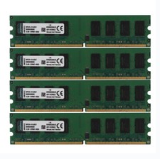 Kingston 4pcs 2GB PC2 6400U 2RX8 DDR2 800MHz memória RAM DIMM desktop 240pin" comprar usado  Enviando para Brazil