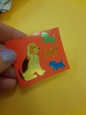 Usado, Adesivo vintage anos 80 Hambly Studios mylar da família de cães *usado* comprar usado  Enviando para Brazil