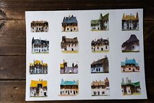 Peinture aquarelle vintage d'occasion  Le Rheu