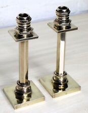 Castiçais um par de castiçais antigos de bronze da era da máquina Art Deco comprar usado  Enviando para Brazil