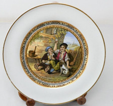 Victorian prattware plate for sale  SALISBURY