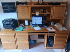 oak hutch file for sale  Warrenville