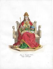 Aquarelle originale 19e d'occasion  Longueville-sur-Scie