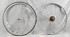 Araya Vintage 27" Conjunto de Rodas de Bicicleta de Estrada Roda Livre 126/100 630ISO Prata QR Envio EUA, usado comprar usado  Enviando para Brazil