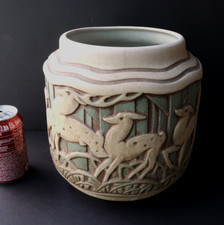 Vase antilope gres d'occasion  France