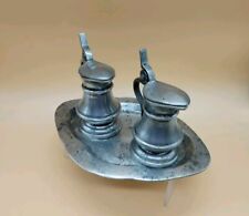 Pair antique pewter for sale  SIDMOUTH