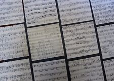 40 folhas de papel ORIGAMI, folhas de música aleatórias genuínas 10x10cm VINTAGE comprar usado  Enviando para Brazil