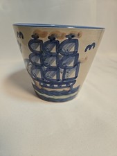 Usado, Vaso de flores M A Hadley navio cachepot maré baixa comprar usado Usado, Vaso de flores M A Hadley navio cachepot maré baixa comprar usado  Enviando para Brazil