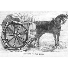 GUERRA DO CRIME Novo Carrinho para a Crimeia - Estampa Antiga 1855 comprar usado  Enviando para Brazil