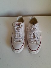 White converse star for sale  OTLEY