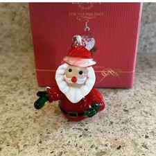 Santa art glass for sale  Mullica Hill