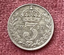 1918 silver threepenny for sale  KETTERING