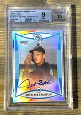 2008 BOWMAN CHROME DRAFT PROSPECTS REFRATOR MICHAEL GIANCARLO STANTON AUTOMÁTICO /500 comprar usado  Enviando para Brazil