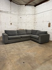 Grey corner sofa for sale  MITCHAM