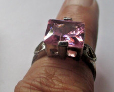 Bague couleur argent d'occasion  Perros-Guirec