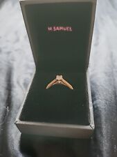 h samuel white gold diamond ring for sale  BASILDON