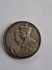 silver coronation medal for sale  WORTHING