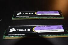 Memória DDR2 Corsair PC2-6400 2GB DIMM 800 MHz PC2-6400 (CM2X2048-6400C5) (2X2GB) comprar usado  Enviando para Brazil