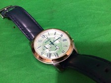 RELÓGIO MASCULINO FOSSIL GRANT FS4930 CHRONO CETIM MOSTRADOR BRANCO/AZUL PULSEIRA DE COURO AZUL comprar usado  Enviando para Brazil
