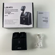 Sistema sem fio de guitarra LEKATO 5.8Ghz com caixa de carregamento transmissor e receptor comprar usado  Enviando para Brazil