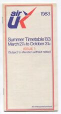 Air timetable summer for sale  LONDON