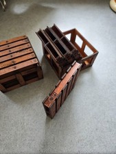 Wooden coaster set for sale  WALSALL