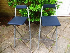 Pair black folding for sale  BRACKNELL