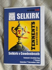 Selkirk cowdenbeath 2002 for sale Selkirk cowdenbeath 2002 for sale  LYMM