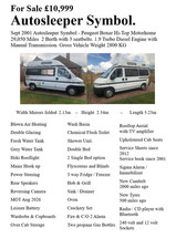 Auto sleepers symbol for sale  HEATHFIELD