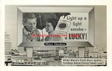 Cartão postal publicitário, outdoor de publicidade externa Waco, cigarro Lucky Strike comprar usado  Enviando para Brazil
