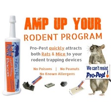 Isca profissional sabor bacon Pro-Pest (2 tubos, 1 êmbolo) para ratos e camundongos.  comprar usado  Enviando para Brazil